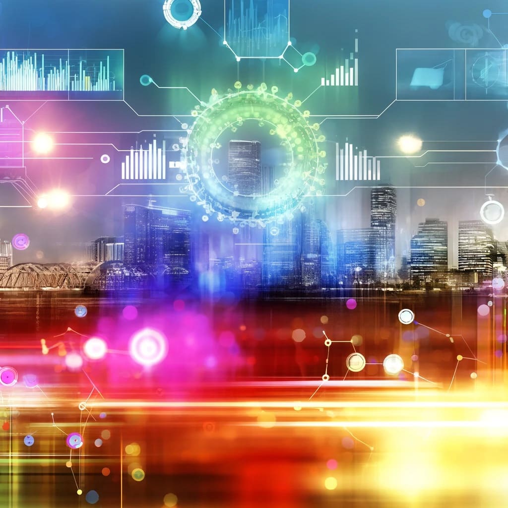DALL·E 2024-05-31 21.08.23 – A dynamic, eye-catching image depicting the concept of structured financing. The image should include various financial elements such as charts, graph