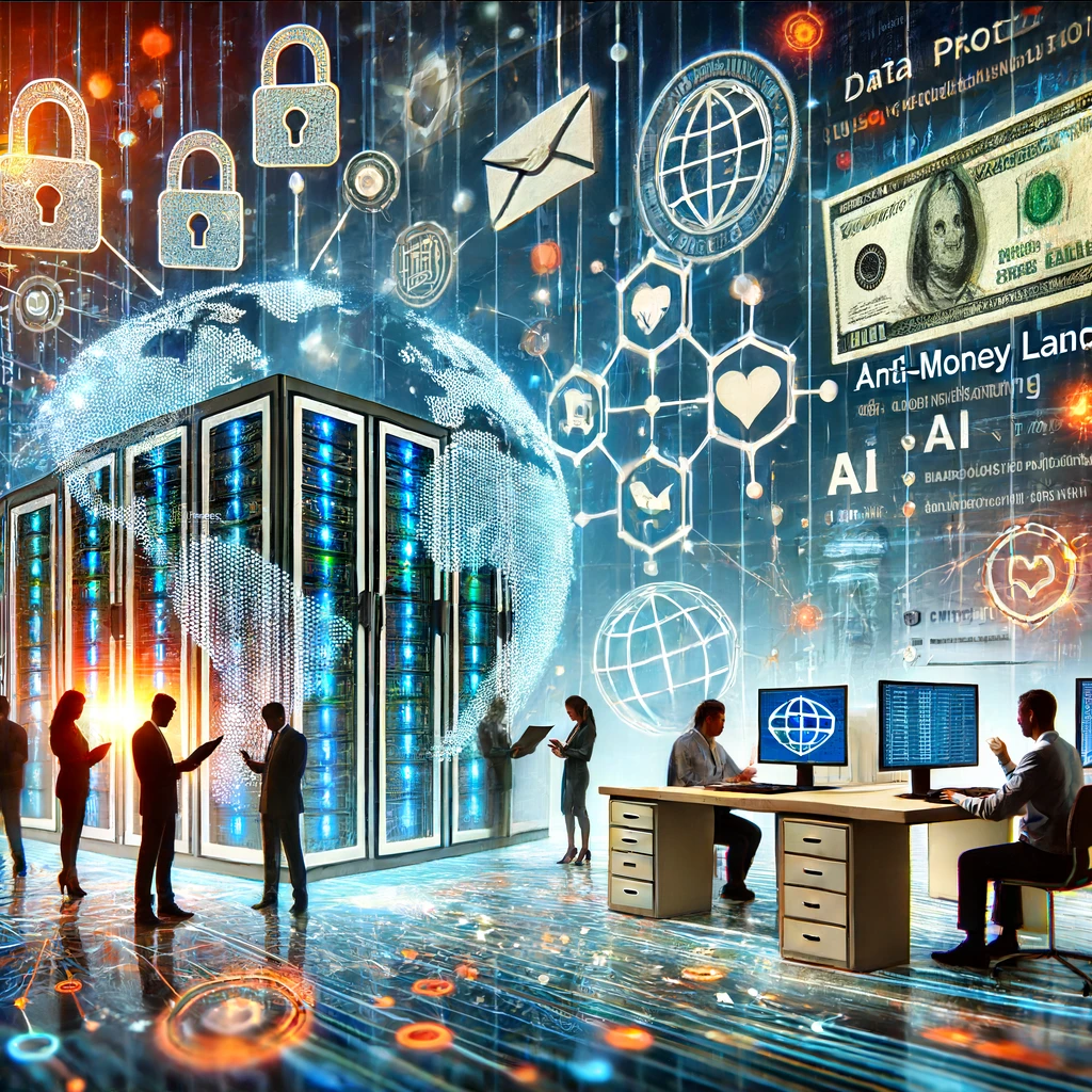 DALL·E_2024-06-16_01.06.21_-_A_dynamic_scene_illustrating_data_privacy_and_anti-money_laundering_compliance._On_one_side,_a_secure_server_room_with_data_protection_symbols_(like_l
