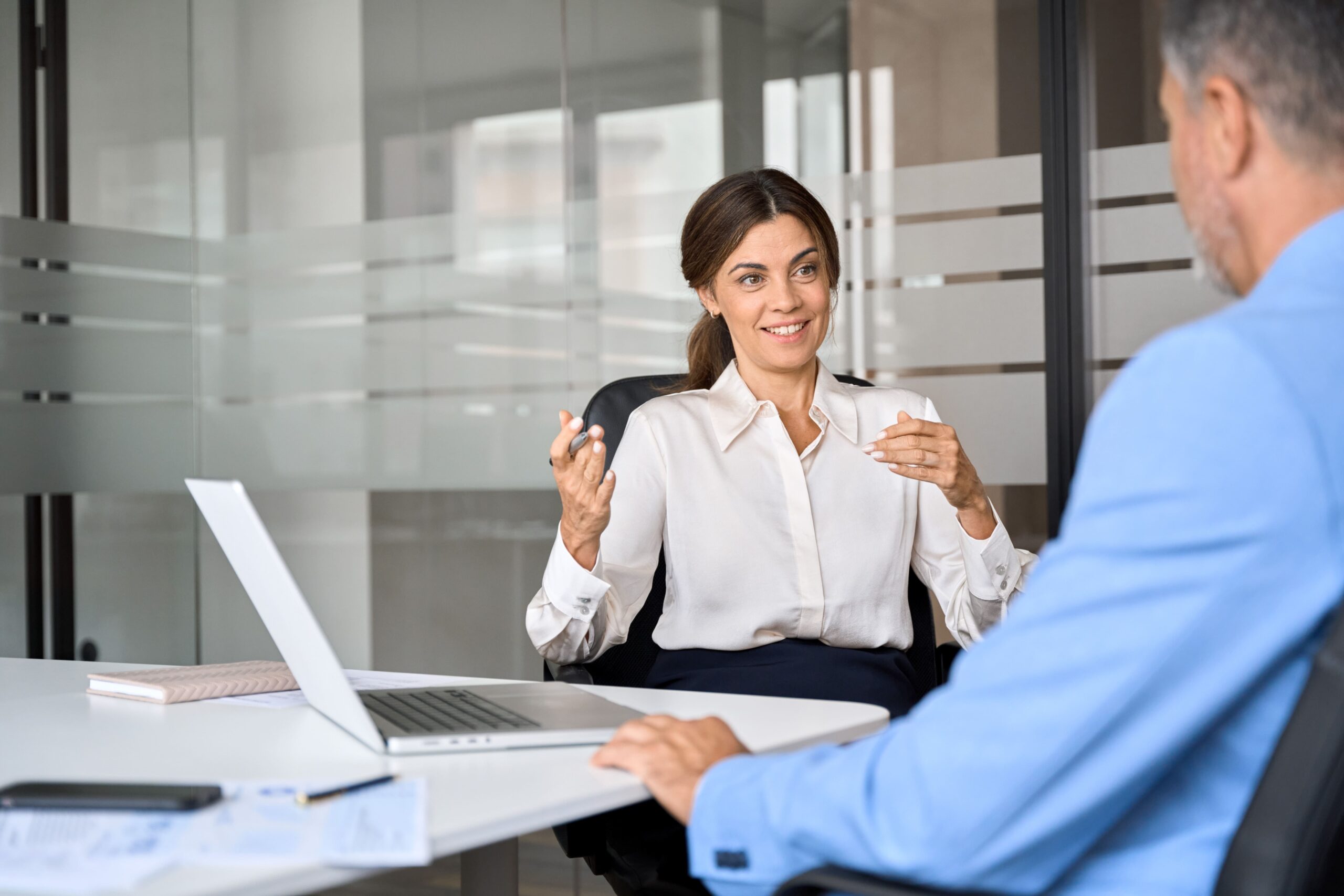 A businessman secures a standby letter of credit from a banker A businessman secures a standby letter of credit from a banker